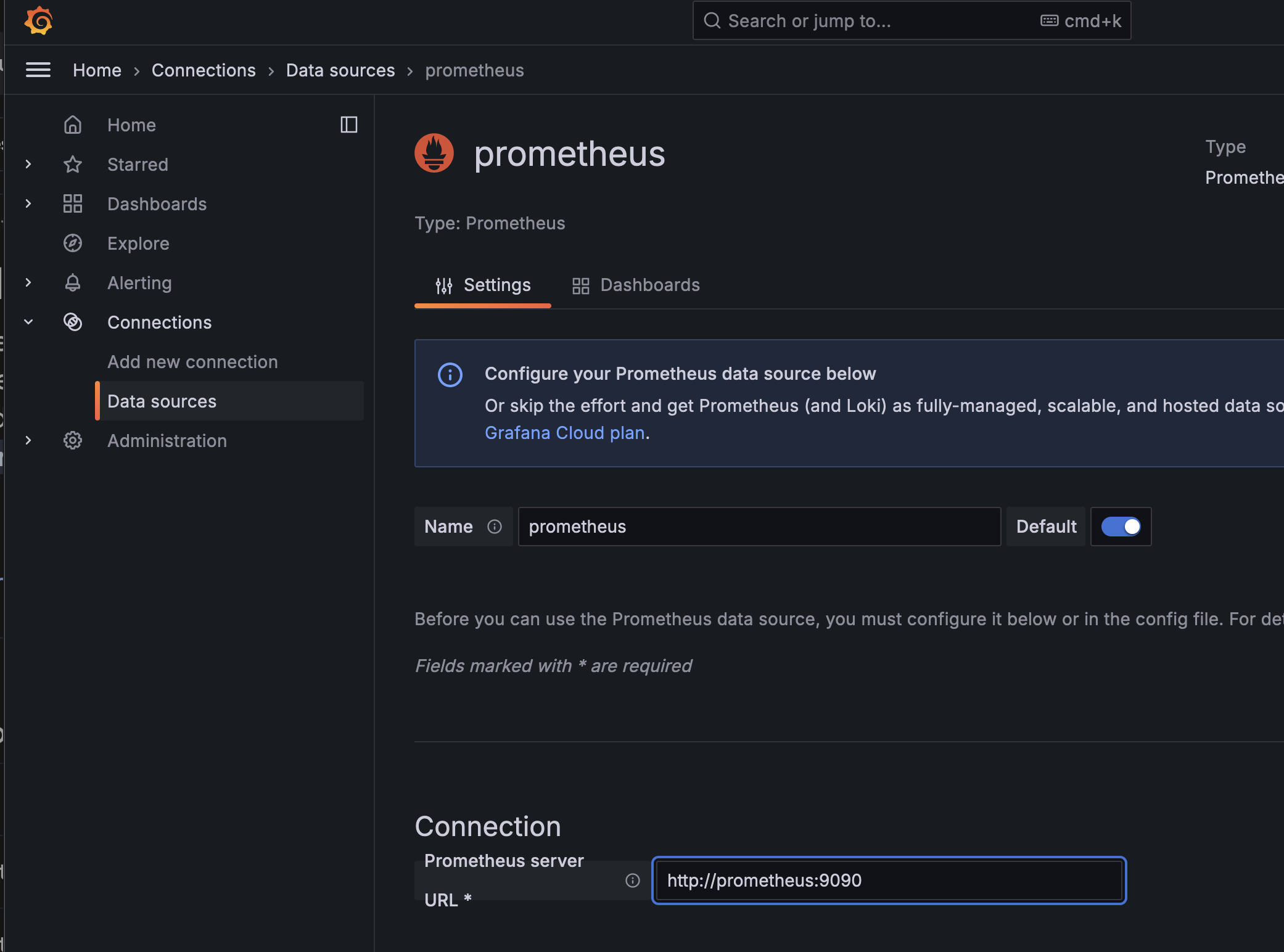 prometheus-connect-dialog
